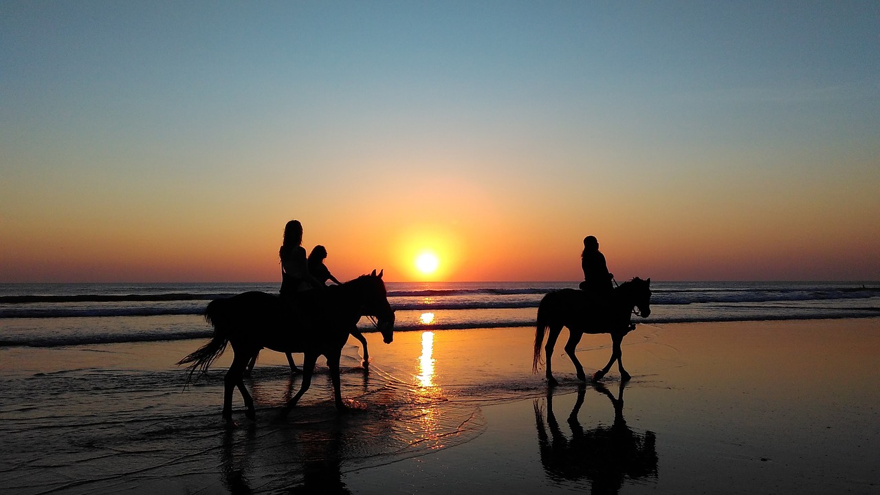 Reiten am Strand